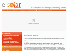 Tablet Screenshot of e-solar.org.uk